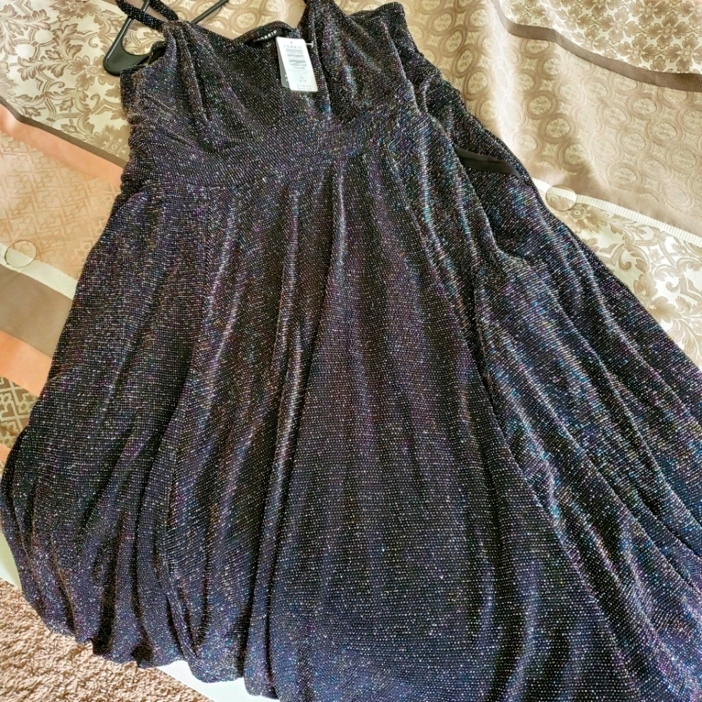 Torrid Shimmery skater dress